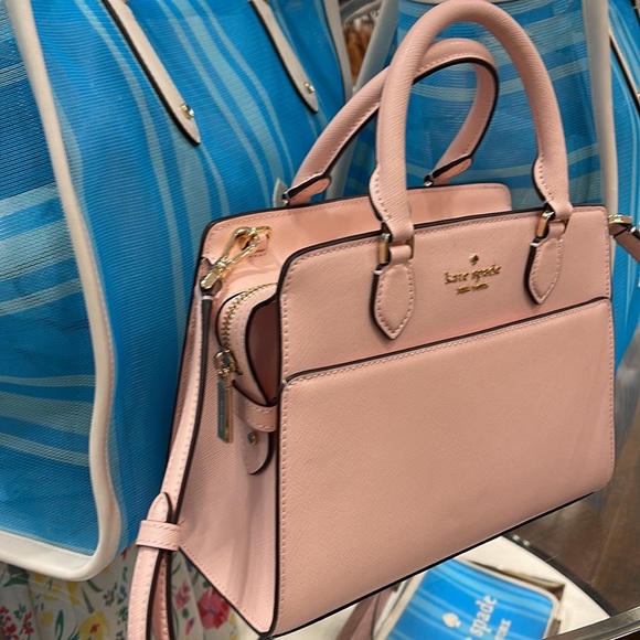 Kate Spade Madison Saffiano Leather Small Satchel
Conch Pink
NWT - Picture 2 of 16